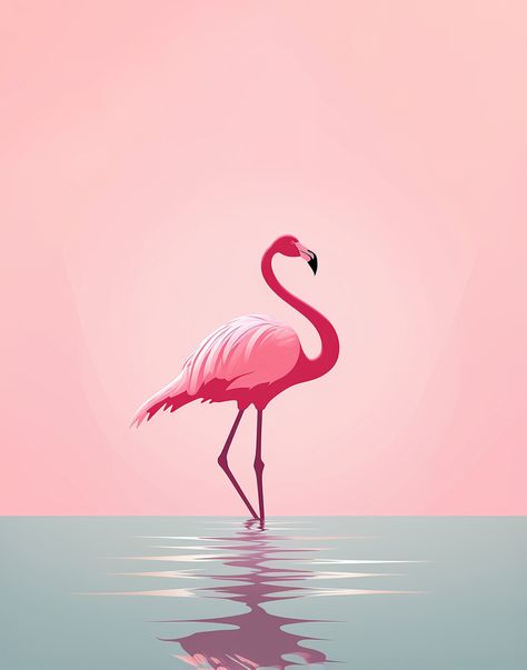 Bring a touch of grace and minimalist beauty into your space with this Flamingo wall art. This extraordinary artwork captures the magnificence of this stunning bird in a clean and sophisticated design. The flamingo, a symbol of elegance and grace, is showcased in all its glory in this minimalist interpretation. Whether you hang it in your bedroom, living room, or office, this poster will add a touch of class and refinement to your surroundings. Extraordinary Artwork, Flamingo Photo, Flamingo Wall Art, Minimalist Beauty, Wall Art Minimalist, Art Minimalist, Minimalist Wall, Wall Art Printable, Sophisticated Design