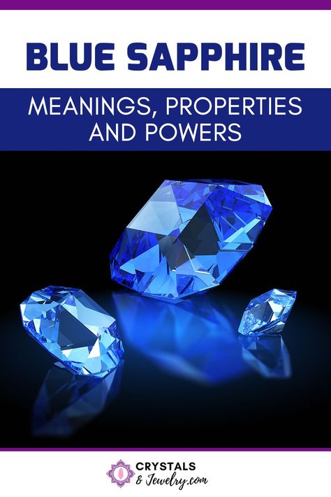 Blue Sapphire will bring calm emotions, and it will bring more respect, patience, faith, and trust in your life. Are you interested in healing crystals? Here is everything you need to know about the meaning, properties and powers of Blue Sapphire. #crystals Blue Sapphire Meaning, Blue Color Meaning, Sapphire Meaning, Blue Crystals Stones, Unusual Facts, Crystal Uses, Color Meanings, Power Crystals, Crystal Meanings