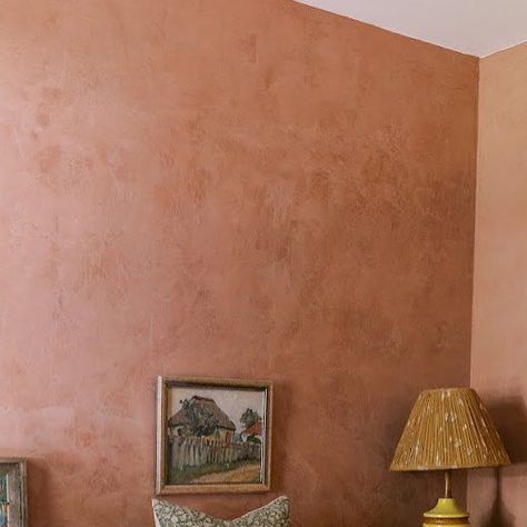 Portola Paints on Instagram: "Sunshine + the weekend + our Roman Clay in Costes? Subliminal vibes ☀️" Pink Roman Clay Wall, Clay Wall Bedroom, Roman Clay Walls Bedroom, Roman Clay Paint, Textured Paint Walls, Roman Clay Bathroom, Roman Clay Walls, Painted Feature Wall, Roman Clay