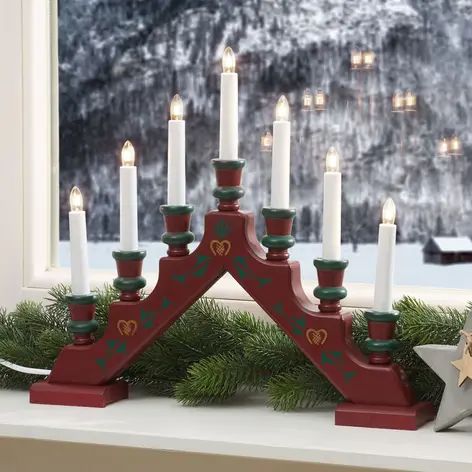 Red christmas candle