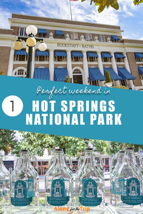 Hot Springs National Park may be small on size but it's huge on character. We spent a long weekend exploring all there is to do here, and it's a great place to get out and enjoy nature or just soak in the tub! Come see all fun things to do in Hot Springs National Park. | #HotSpringsNP #HotSprings #NationalParks #familytravel via @AlongfortheTrip Arkansas Vacations, National Parks America, Arkansas Travel, Hot Springs Arkansas, Hot Springs National Park, National Parks Usa, National Parks Trip, On The Road Again, Us National Parks