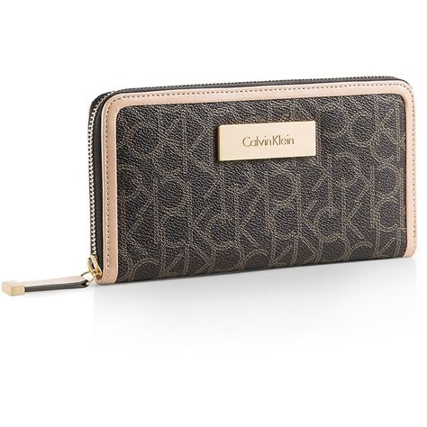 Calvin Klein Women's Jordan Zip Continental Wallet (5.235 RUB) ❤ liked on Polyvore featuring bags, wallets, dark brown, print wallets, pattern bag, print bags, pattern wallet and calvin klein wallet Wallets Pattern, Calvin Klein Wallet, Calvin Klein Handbags, Gold Wallet, Bags Pattern, Calvin Klein Bag, Pattern Bag, Brown Wallet, Quilted Handbags