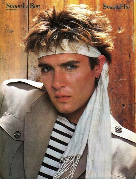 Old school Duran Duran simon lebon Duran Duran Poster, Nick Rhodes, Simon Le Bon, 80s Bands, Roger Taylor, John Taylor, British Invasion, Duran Duran, Teenage Years