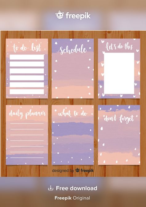 Memo Pad Design, Free Planner Templates, Note Pad Design, Print Planner, Paper Note, School Labels, To Do Lists, Custom Notebooks, Printable Scrapbook Paper