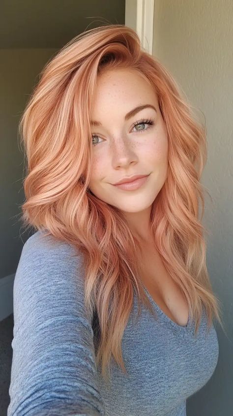 10 Neapolitan Hair Highlights Ideas for a Stunning Look Rose Gold Strawberry Blonde Hair, Subtle Strawberry Blonde, Neapolitan Hair, Strawberry Highlights, Toned Highlights, Hair Highlights Ideas, Bold Highlights, Bayalage Blonde, Highlights Ideas