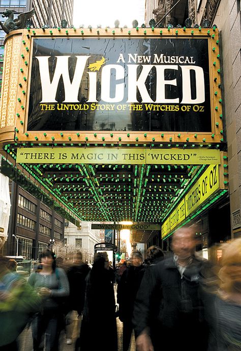 New York Sightseeing, Broadway Wicked, The Witches Of Oz, Wicked Musical, Theatre Geek, Broadway Plays, Defying Gravity, Musical Plays, Theatre Nerds