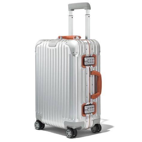 Rimowa adds a touch of leather to its Original collection. Rimowa Luggage, Air Transat, Cebu Pacific, Vietnam Airlines, Air China, Checked Baggage, Leather Luggage Tag, Air India, Virgin Atlantic