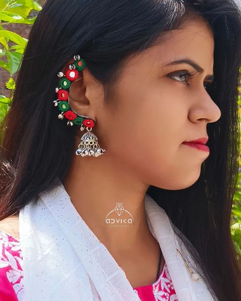 Earcuffs 🩷🩷🩷 ✨ Elevate your style this Navratri with our exquisite collection of Indian handmade jewelry! From vibrant mirror jewelry to elegant beaded pieces, we have something for every Garba night. Explore our exclusive Navratri collection and add a unique sparkle to your celebrations. Shop now at www.advikacreations.com or WhatsApp us at 9911909838 / 7048947790 to place your order. 💃 🔸 *Handmade with love, crafted with tradition.* 🔸 #NavratriJewelry #HandmadeJewelry #IndianJewelry #N... Garba Night, Navratri Collection, Mirror Jewelry, Jewelry Mirror, Indian Jewelry, Ear Cuff, With Love, Handmade Jewelry, Shop Now