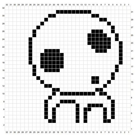 Kodama Tree Spirit, Tree Spirit, Tapestry Crochet Patterns, Pixel Art Pattern, Crochet Tapestry, Fuse Beads, Grid Pattern, Tapestry Crochet, Pattern Art