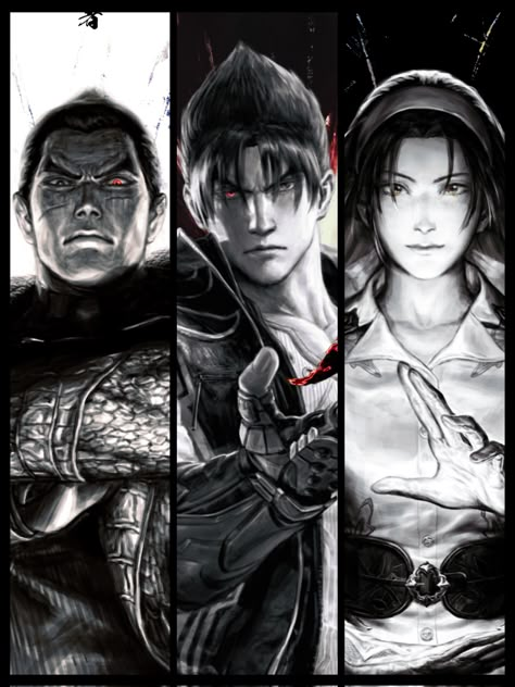 Tekken Bloodline, Jun Kazama, Tekken Jin Kazama, Tekken Wallpaper, Kazuya Mishima, Capcom Characters, Male Faces, Jin Kazama, Tekken 8