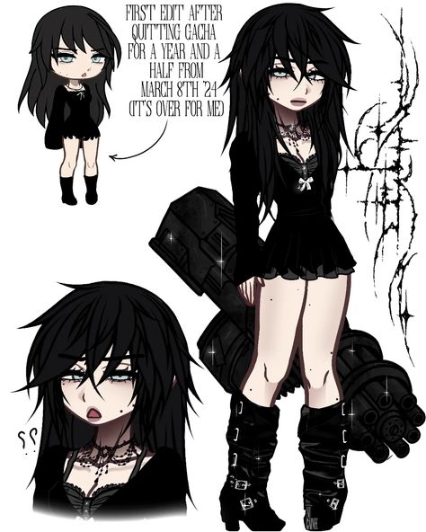 #gachalife #gacha Gacha Commission, Gacha Vampire Oc, Body Sheet Gacha, Gacha Horror, Gacha Club Outfit Ideas Male, Goth Gacha, Gacha Online Outfits, Gacha Custom Poses, Gacha Custom Poses Couple