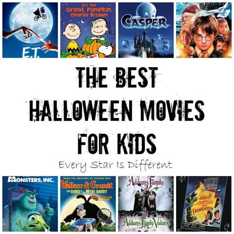 The Best Halloween Movies for Kids Pinterest Halloween Ideas, Halloween Movies For Kids, Halloween Films, Movies For Kids, Uhyggelig Halloween, Best Halloween Movies, Scary Films, Spooky Things, Halloween Fest