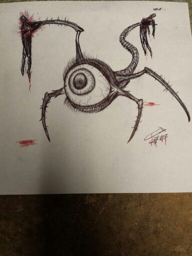 Giant eye ball monster sketch art by danny rosa Eye Ball Drawing Easy, Creepy Eyeball Drawing, Eye Ball Sketch, Eye Ball Drawing, Creepy Eyeball Art, Spider Coming Out Of Eye Drawing, Gore Eyeball Drawing, One Eyed Monster Drawing, Severed Eyeball Drawing