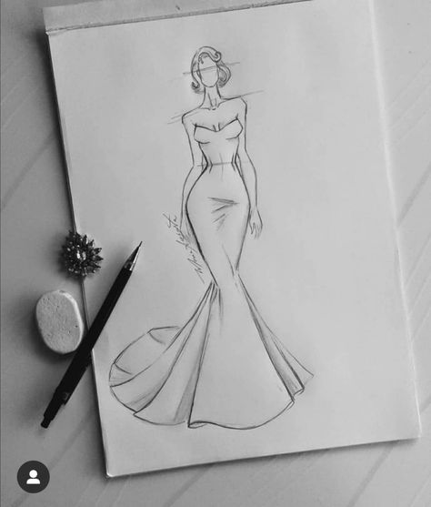 Red Carpet Dress, Carpet Dress, Fashion Illustration Tutorial, Fashion Figure Drawing, Fashion Drawing Sketches, Fashion Drawing Tutorial, Fashion Design Sketchbook, Beauty Art Drawings, Fashion Sketchbook