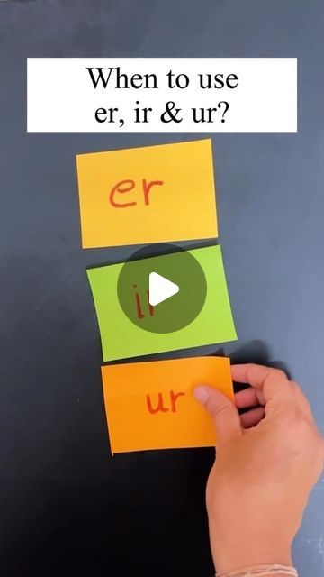 Er Words Phonics, Er Ir Ur Worksheets, Two Letter Words For Kids, Or Words, Reading Hacks, Learn Spelling, Er Words, Teaching Letter Sounds, Teaching Reading Skills