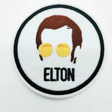 Brasil Flag, Rocket Man, Iron On Patch, T Shirt Diy, Elton John, Diy Embroidery, Beautiful Embroidery, Embroidered Patch, 30 Seconds