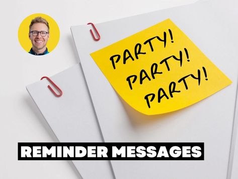 Party Reminder Invite, Birthday Party Reminder Invite, Party Reminder Message, Rsvp Reminder Message, Reminder Messages, Rsvp Wording, Calendar Reminder, Birthday Reminder, Pre Party