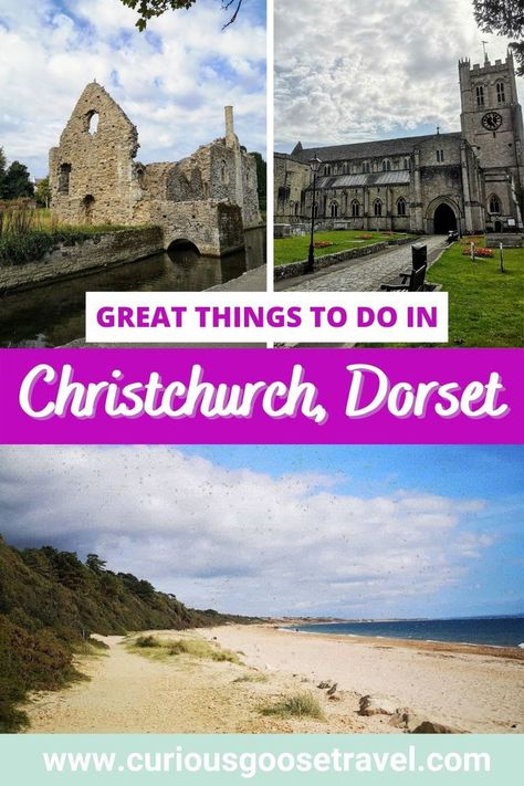 9 Great things to do in Christchurch, Dorset, UK - curious goose travel blog Lulworth Cove, Best Beaches To Visit, Best Holiday Destinations, Uk Beaches, Uk City, Jurassic Coast, Christ Church, Weekend Breaks, New Forest