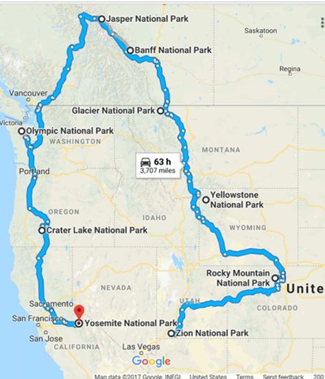 Trips Road Trip Routes United States, Roadtrip Tips, Best Road Trips, Road Trip Map, Road Trip Places, Road Trip Routes, West Coast Road Trip, National Park Road Trip, National Parks Trip