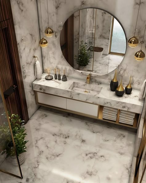 love the marble Inexpensive Bathroom Remodel, Simple Bathroom Remodel, Luxury Bathroom Master Baths, Trendy Bathroom, Bathroom Design Luxury, Bad Design, Dream Bathrooms, Simple Bathroom, Marble Bathroom