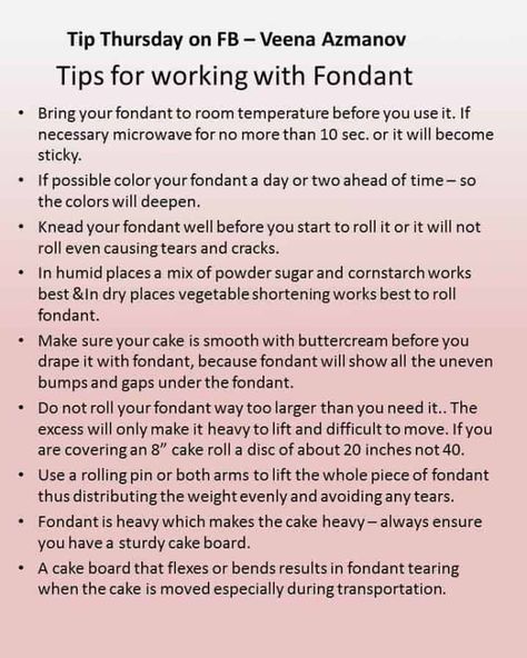 Working With Fondant, Fondant Recipes, Decorating With Fondant, Fondant Cake Tutorial, Fondant Tips, Fondant Recipe, Baking Tips And Tricks, Cake Decorating For Beginners, Cake Decorating With Fondant