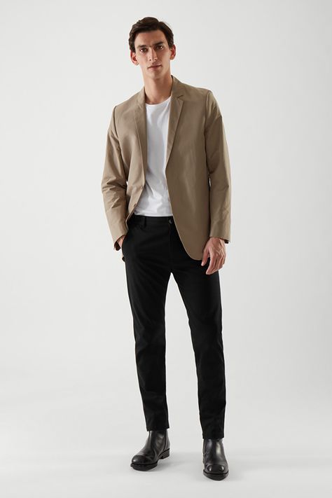 Cos Outfit, Chelsea Boots Outfit, Mens Work Outfits, Blazer Outfits Men, Mens Business Casual Outfits, Blazer Outfits Casual, Mens Fashion Blazer, Smart Casual Men, Dad Fashion