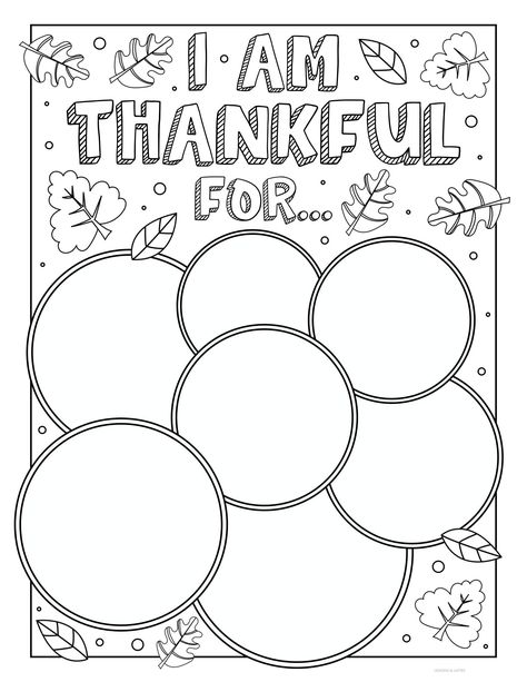 Thanksgiving Crafts Thankful, Thanksgiving Mental Health Activity, Ccd Thanksgiving Activities, Gratitude Coloring Pages For Kids, Thanksgiving Celebrations For School, I'm Thankful For Printable, Gratitude Coloring Page, Thankful Coloring Pages For Kids, Thanksgiving Ideas For Teachers