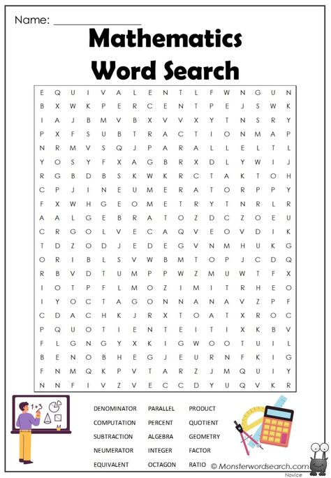 Math Word Search Puzzles, Math Word Search, Math Vocabulary Words, Solar System Worksheets, Cross Word, 6th Grade Worksheets, Beach Words, Free Printable Word Searches, Word Search Printables