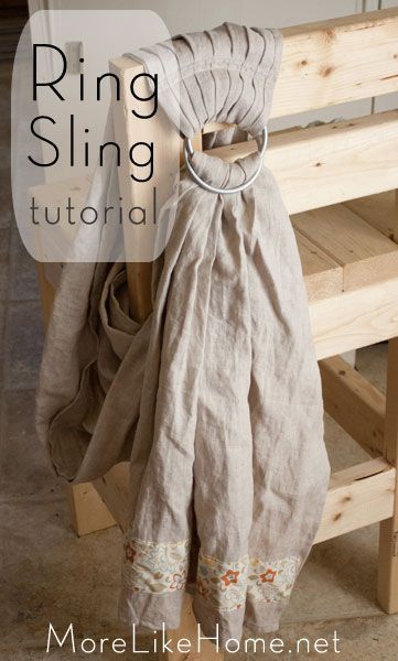 Diy Ring Sling Baby Carrier, Ring Sling Tutorial, Diy Ring Sling, Baby Ring Sling, Baby Ring, How To Wear Rings, Diy Ring, Construction Techniques, Baby Rings