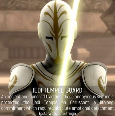 Jedi Temple Guard, Temple Guard, Jedi Temple, Emotional Detachment, Star Wars Jedi, Star Wars Art, Temple, Star Wars