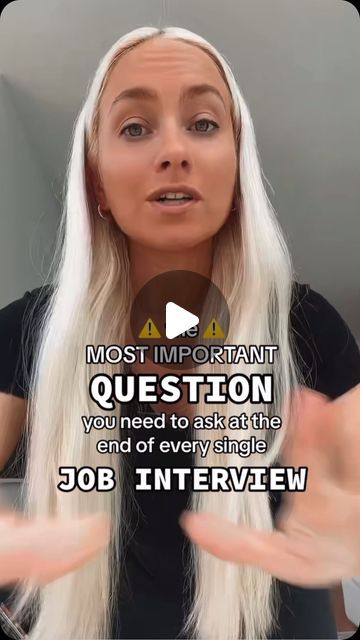 Erin McGoff | AdviceWithErin ✨ on Instagram: "@advicewitherin ✨ share this video with someone in your life who needs a new job 👀 

Don’t know what to ask at the end of an interview? 

I got you! 😎 

I compiled a list of my TOP 20 favorite questions to ask at the end of an interview to impress the interviewer 🤩

Comment “20Q” + I’ll send them to you 🫶🏼

You got this!! 👏🏼 #jobinterview #jobsearch #careeradvice" Job Interview Hair, Interview Makeup And Hair, Erin Mcgoff, Interview Hair, Job Interview Makeup, Job Interview Hairstyles, Interview Makeup, Interview Hairstyles, Favorite Questions