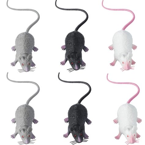 PRICES MAY VARY. Characteristic: simulated plastic mouse toys are suitable for you to trick your family, friends and children Apply to: these fake mouse are suitable for animal teaching props, Halloween gifts, April Fool's Day and party prank props Material: these plastic rats are made of good quality plastic, they are light and easy to carry Performance: these plastic rat toys are very realistic, so, they are suitable for playing tricks on others Colors: these plastic rats have different colors Prank Party, Scary Pranks, Halloween Pranks, Rat Toys, Prank Toys, Fools Day, Mouse Toy, Funny Toys, Practical Jokes