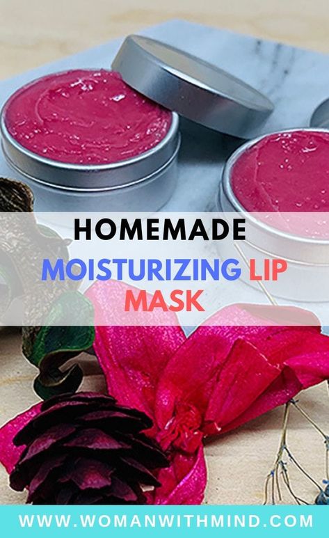 Diy Laneige Lip Sleeping Mask, Moisturizing Lip Mask Diy, Diy Overnight Lip Mask, Diy Lip Mask Recipe, Homemade Lip Mask Recipe, Diy Lip Mask Overnight, How To Make A Lip Mask, Lip Mask Homemade, Lip Mask Recipe