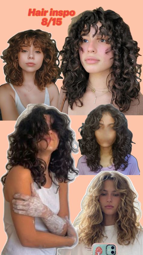 Wavy Hair Care, Simple Clothes, Natural Curly Hair Cuts, Bangs With Medium Hair, Haircuts For Wavy Hair, Haircuts For Curly Hair, Hair Appointment, Women's Hairstyles, Curly Hair Inspiration