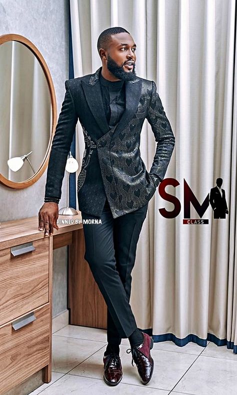 SM Class by Sama Miguel - Cameroon Suits For Men Prom, Black Men Casual Style, Gothic Fashion Men, Best Wedding Suits For Men, Best Wedding Suits, African Suit, African Wear Styles For Men, Latest African Men Fashion, Black Men Fashion Casual