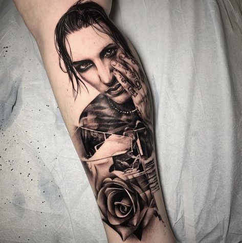 Motionless In White Tattoo, Gothic Attire, Chris Cerulli, Space Tattoos, Honey Candy, Hey Emo Boy, New Tattoo Ideas, Chris Motionless, Space Tattoo