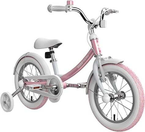 Segway Ninebot 14" Kids Bike Ages 2-7, w/Training Wheels, Full Safety Chain Guard, Shock Absorbing Tires and Dual Braking System - Pink & Blue Bike With Training Wheels, Segway Ninebot, Bike Stem, Bicycle Chain, Kids Bicycle, Kids Bike, Tricycle, Cool Bikes, Bike Ride