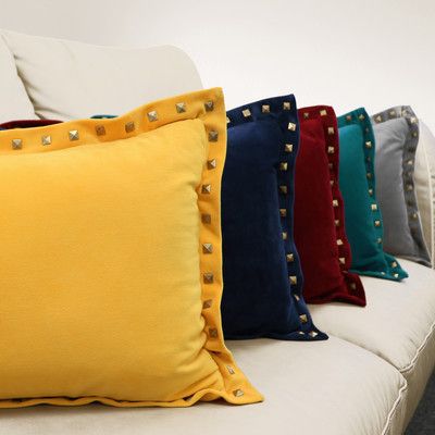 Mercer41 Sheringham Decorative Lumbar Pillow Color: Red Pillow Crafts, Decorative Lumbar Pillows, Lush Decor, Mustard Yellow, Teal Blue, Lumbar Pillow, Decorative Accessories, Lush, Mustard