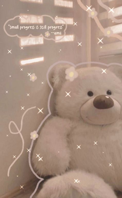 White Teddy Bear Wallpaper, Peluche Aesthetic, Teddy Bear Wallpaper, White Teddy Bear, Phone Wallpaper Images, Bear Wallpaper, Cute Patterns Wallpaper, Wallpaper Iphone Cute, Cute Cartoon Wallpapers