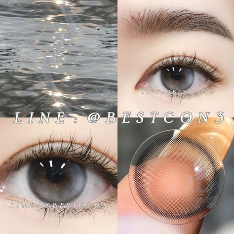 Contact Eye Color Lenses, Softlens Eye, Pretty Eyes Color, Eye Lens Colour, Sweet Makeup, Colored Eye Contacts, Cosmetic Contact Lenses, Beautiful Eyes Color, Alat Makeup