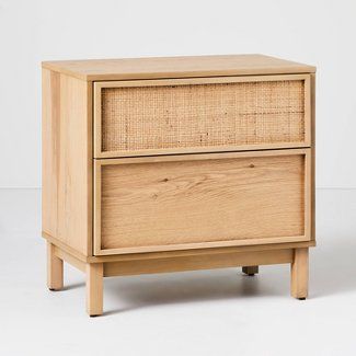 Hearth & Hand™ with Magnolia Furniture : Target Square Bedside Table, Magnolia Furniture, Transitional Headboards, Transitional Nightstand, Transitional Furniture, Hearth & Hand With Magnolia, Transitional Bedroom, Wooden Nightstand, Chip And Joanna Gaines