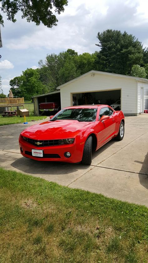 Red Camaro, 2010 Camaro, Aesthetic Makeup, Bmw Car, Bmw, Orange, Makeup, Red, Make Up