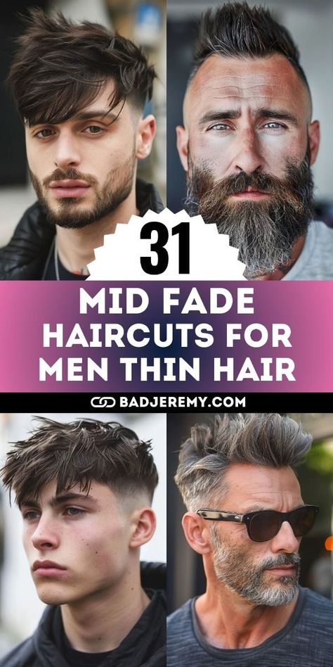 Looking for a cool new haircut for your boy? Check out these 10 stylish options that are perfect for school. With something for every style and personality, there's sure to be a haircut on this list that your son will love.

#boyshaircuts #schoolhaircuts #coolhaircuts Mid Fade Taper Haircut Men, Fading Haircut Men, Taper Fade Haircut With Beard, Men’s Haircuts For Thinning Hair, Mens Fade Haircut Medium, Men’s Hair Cuts Fade, Oblong Face Haircut, Ftm Hairstyles, Faded Haircut For Men