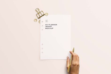 Free A5 Planner Mockup (PSD) Planner Mockup, A5 Planner Inserts, Paper Mockup, Letterhead Template, Letterhead Design, Mockup Downloads, A5 Planner, Best Planners, Psd Mockup Template