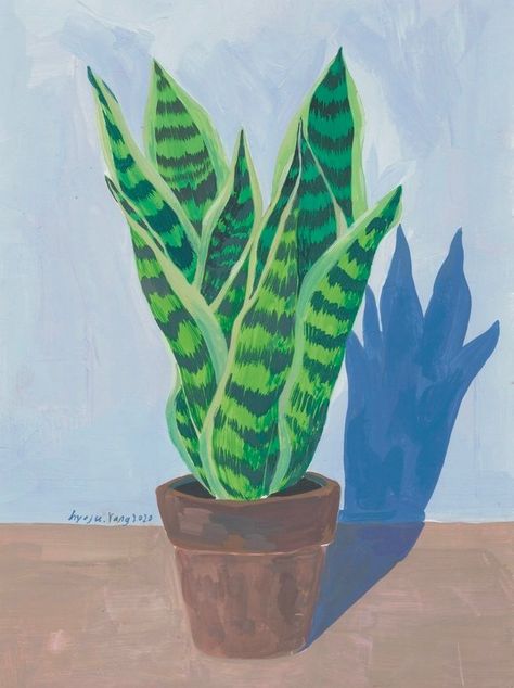 Sanseveria Blues at ArtfullyWalls, #plant #pot #leaves #green #homeinspiration #styleithappy #homedetails #dreamhome #housegoals #interiorlovers #designinspo #decorinspo #interiordecor #interiordesign #artfullywalls #gallerywall #gallerywalldecor #gallerywallinspo #artprints #stellarspaces #homeinspiration #rockininteriors #sorealhomes #interiorlovers #interiorstyling #styleithappy #artfullywalls #gallerywall #gallerywallinspo#affordableartprints Plant Oil Pastel, Paintings Of Plants, Backyard Painting, Houseplant Art, Pot Leaves, Artfully Walls, Pastel House, Simple Canvas Paintings, Wall Drawing