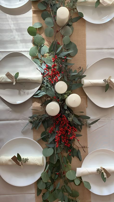 Christmas Dinner Table Settings, Christmas Dining Table Decor, Christmas Party Table, Xmas Table, Christmas Dining Table, Xmas Dinner, Christmas Dinner Table, Christmas Dinner Party, Christmas Table Decor