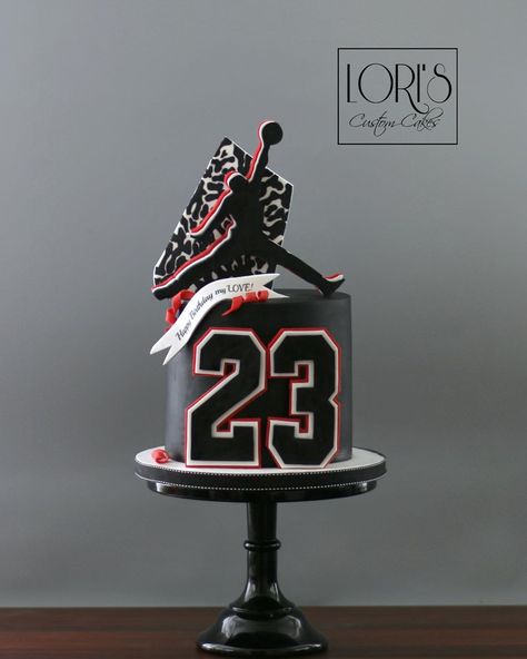 Men 23 Birthday Cake, 23rd Birthday Cake For Guys, 23 Birthday Ideas For Him For Men, 23 Birthday Cake Men, 23 Birthday Cake, Jordan Cake, Basketball Birthday Cake, Cake Design For Men, 23 Birthday