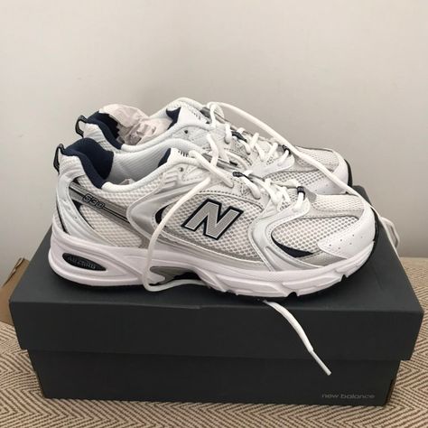 New Balance Grey Shoes, New Balance 530 Outfit, New Balance White, New Balance Blue, Shoes New Balance, New Balance Black, Balance Sneakers, New Balance Sneakers, New Balance Women