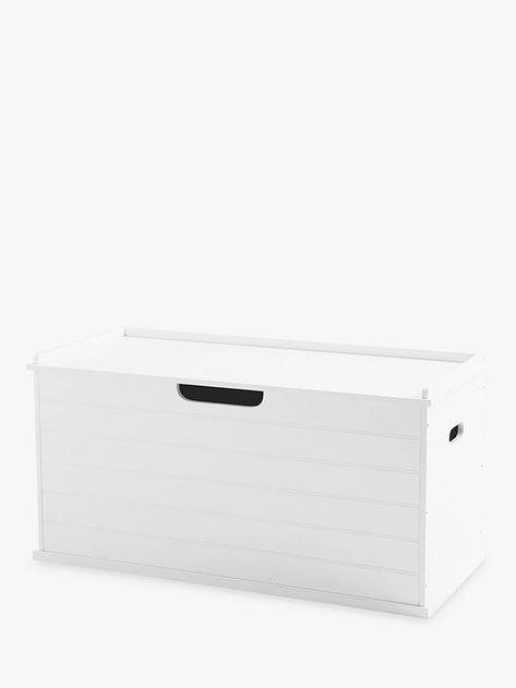 Great Little Trading Co Large Classic Toy Box, White Playroom Closet Organization, Toy Storage Playroom, Organizing Playroom, Playroom Organizing, Large Toy Box, Playroom Closet, Decorating Nursery, Organization Playroom, Storage Playroom