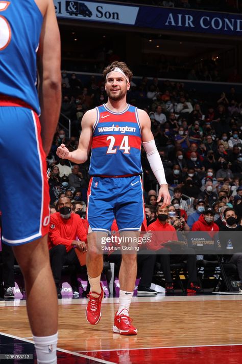 News Photo : Corey Kispert of the Washington Wizards reacts to... Corey Kispert, Capital One, Washington Wizards, San Antonio Spurs, San Antonio, Washington Dc, The Game, Nba, Washington